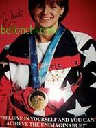 1998 Female Olympic athlete signed poster