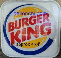 Large Fast Food Restaurant Chain Sign